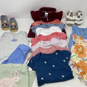Baby Girl 3 Months Clothing & Shoe Bundle